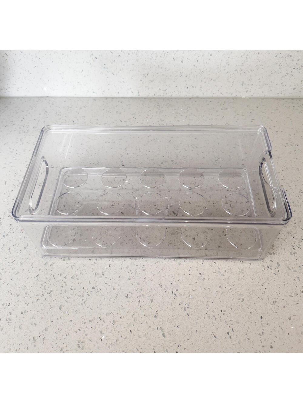 Clear‎ Plastic Stackable Egg Holder Organizer